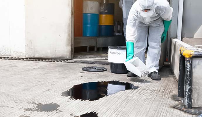Hazmat cleanup service