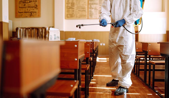 School classroom sanitization service