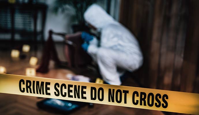 Professional crime scene cleanup service