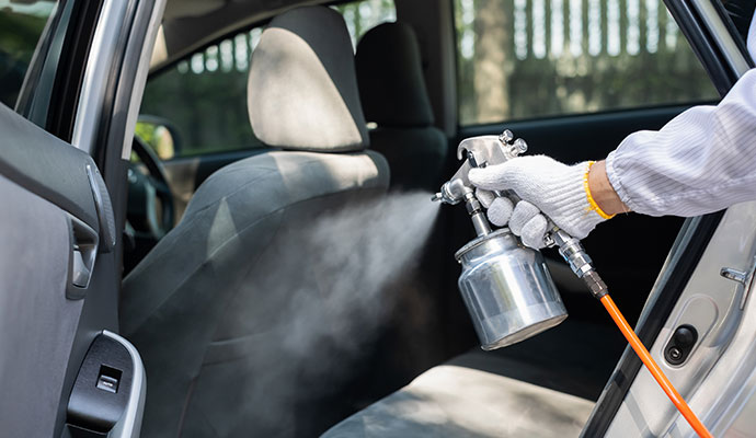 Vehicle sanitizing service