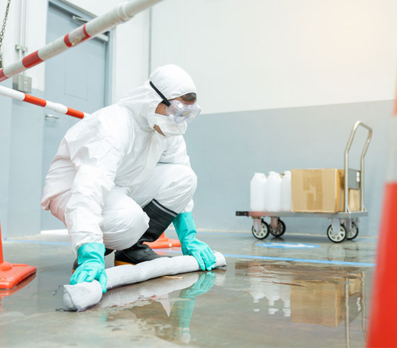 Professional death scene cleanup service