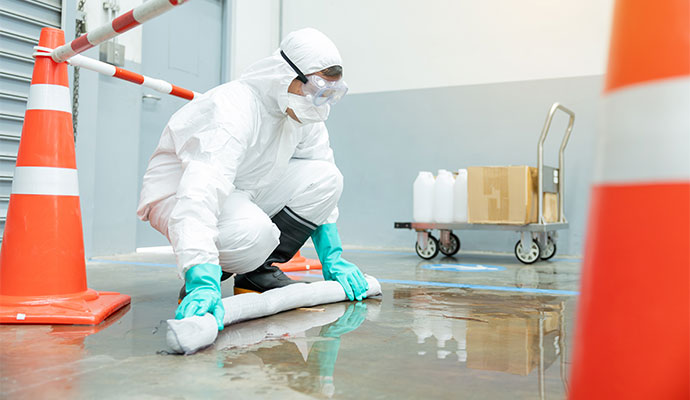 Professional death scene cleanup service