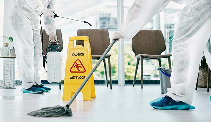 Trauma scene cleanup service