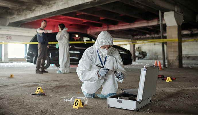 Professional homicide cleanup service