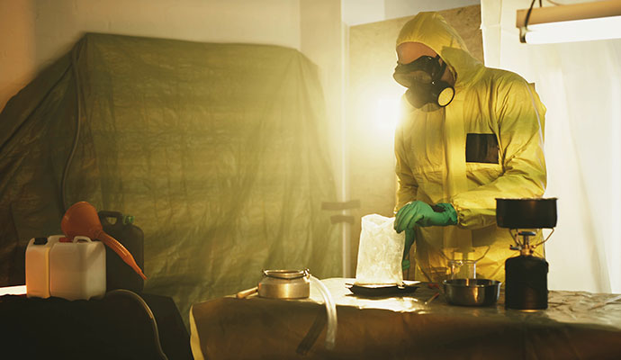 Narcotics lab test service