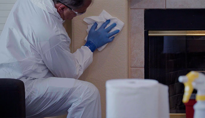 Professional biohazard cleaning service